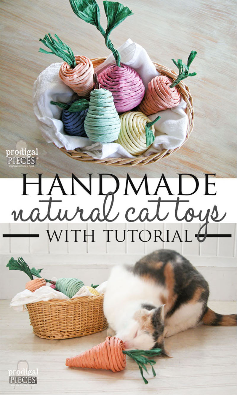 How to Make Natural Catnip Cat Toys with Tutorial by Prodigal Pieces | prodigalpieces.com prodigalpieces