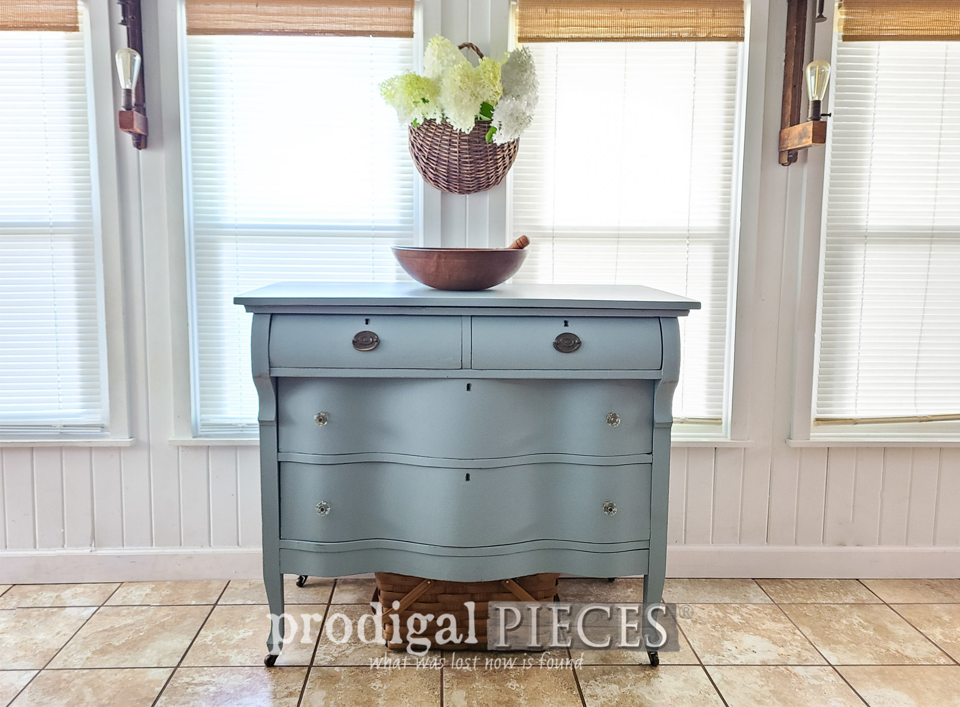 Damaged Dresser Makeover