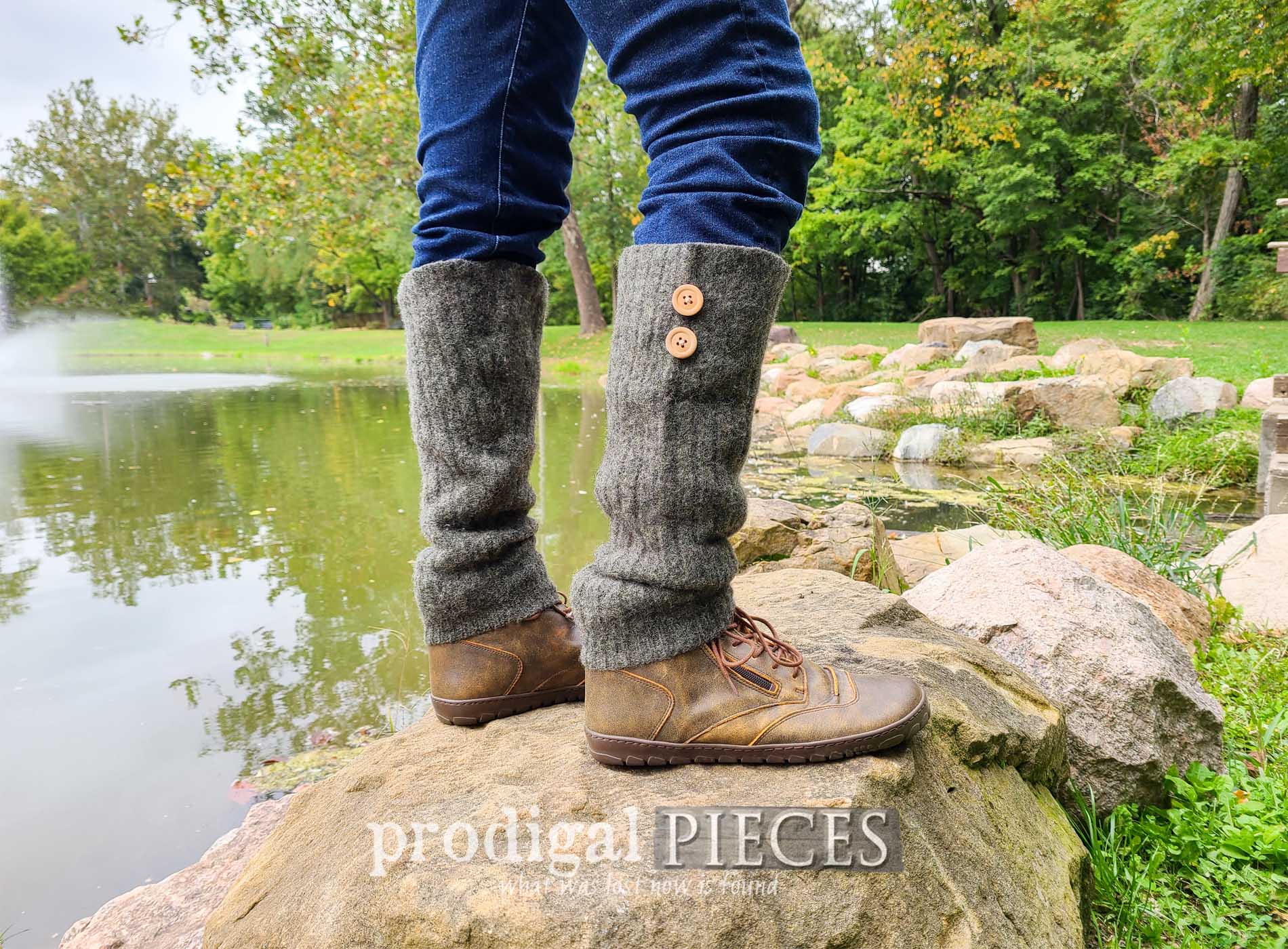 Refashioned Leg Warmers Upcycled
