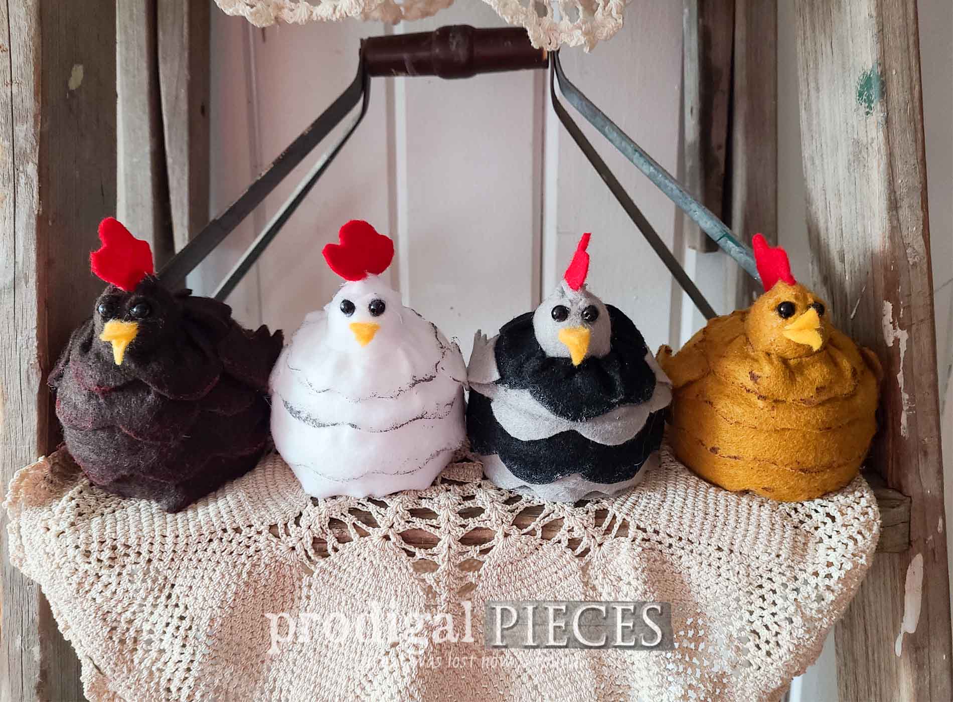 DIY Felt Chicken Tutorial