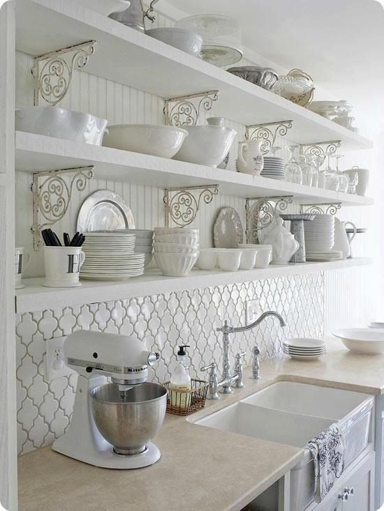 Arabesque Tile Kitchen Backsplash | prodigalpieces.com prodigalpieces