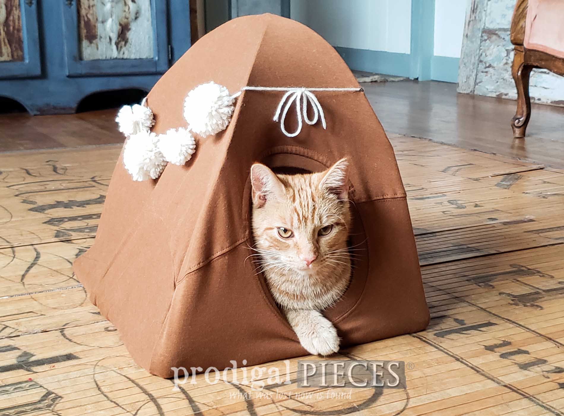 DIY Cat Tent Tutorial