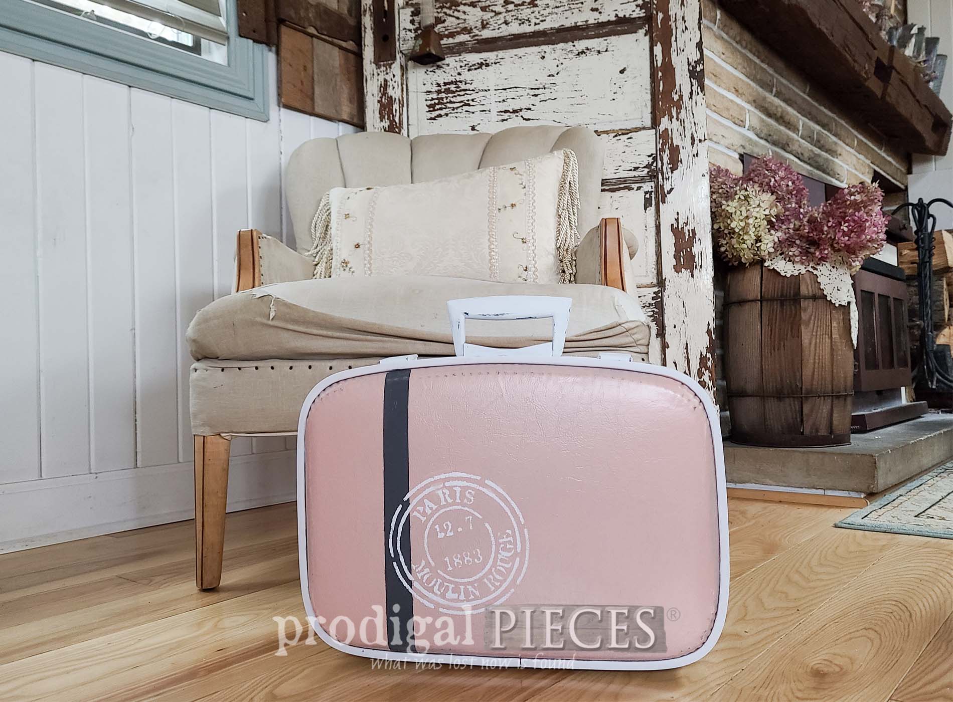 Vintage Suitcase Upcycled