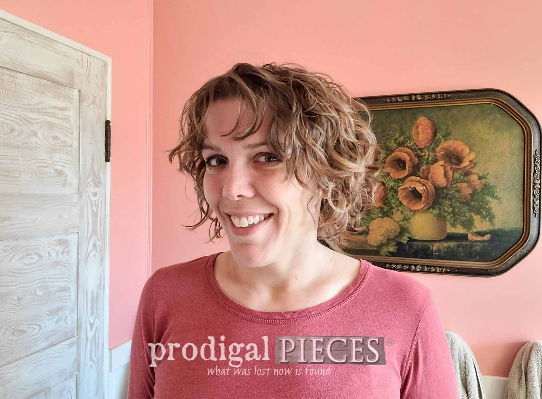 DIY Short Curly Bob Haircut