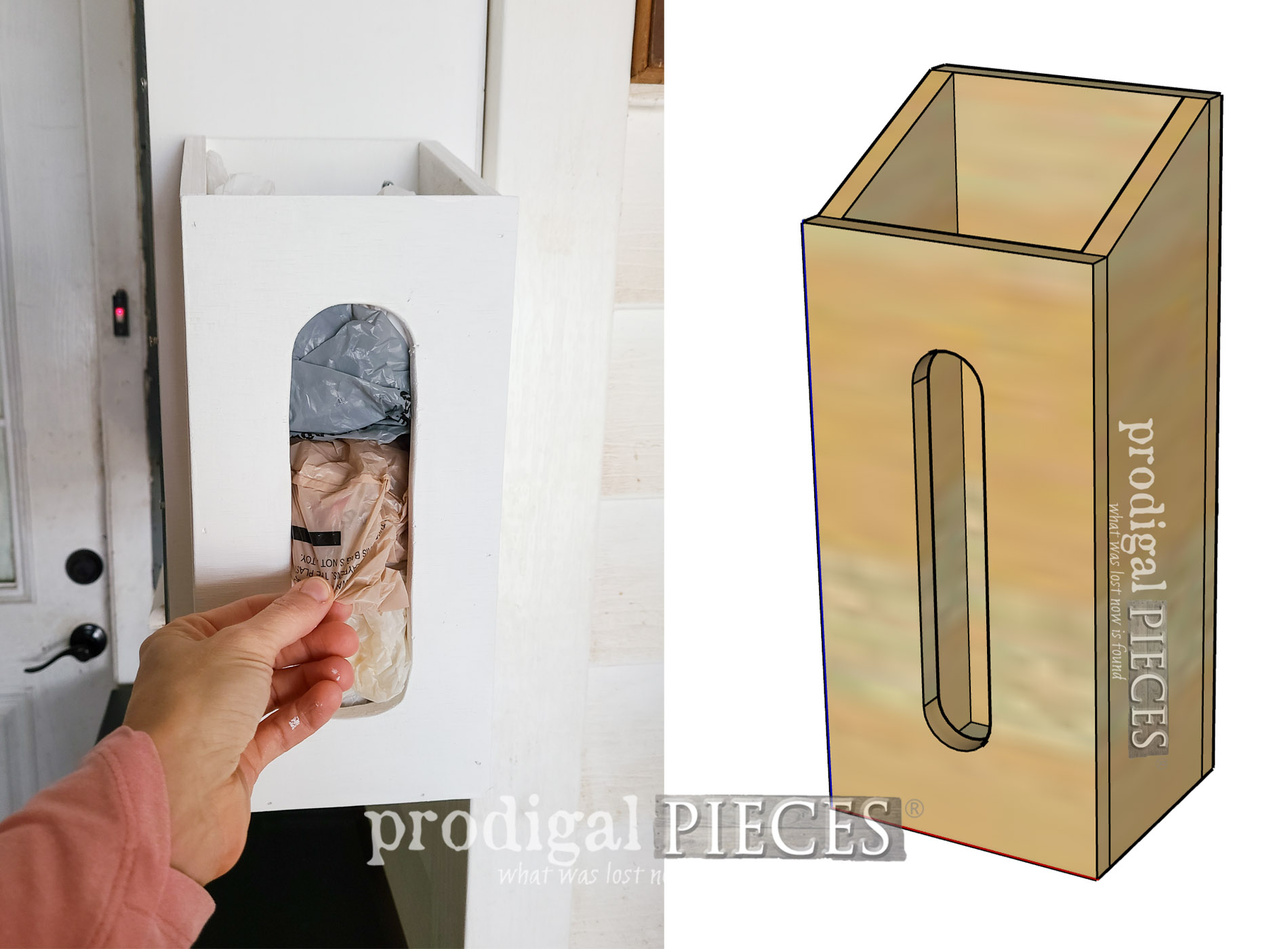 Plastic Grocery Bag Holder Free Plans