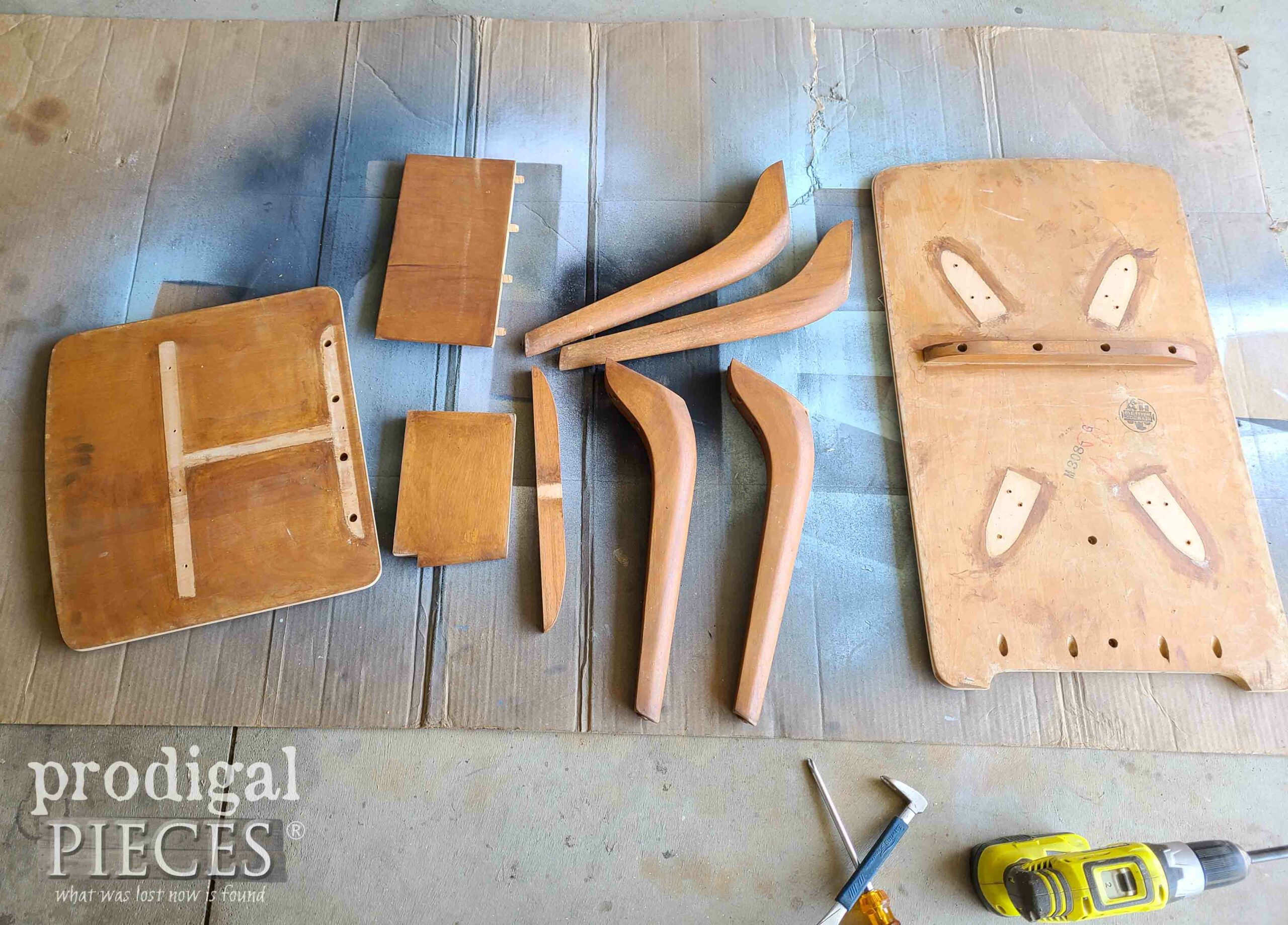 Disassembled Vintage Table | prodigalpieces.com prodigalpieces