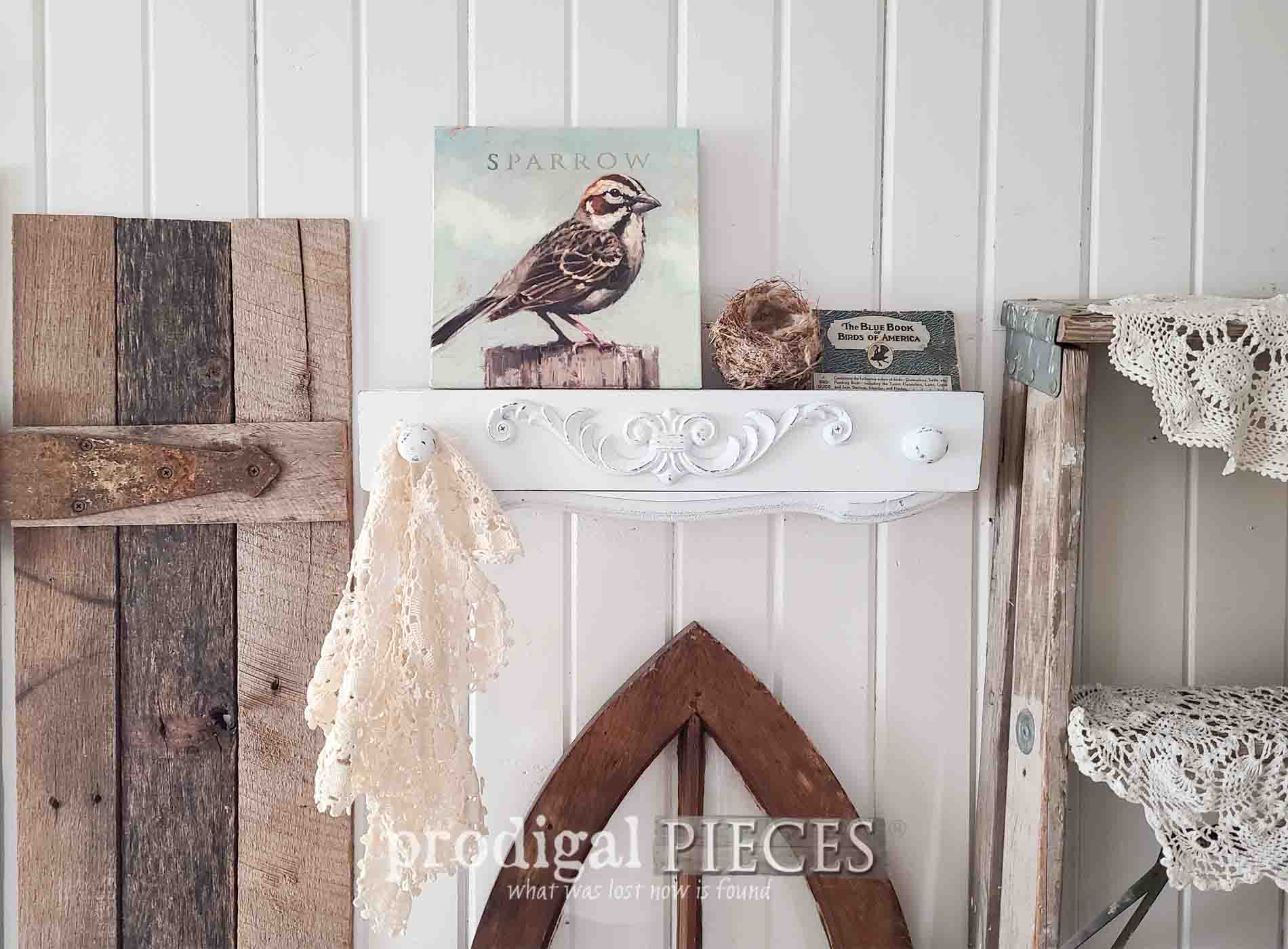DIY Picture Ledge Upcycled