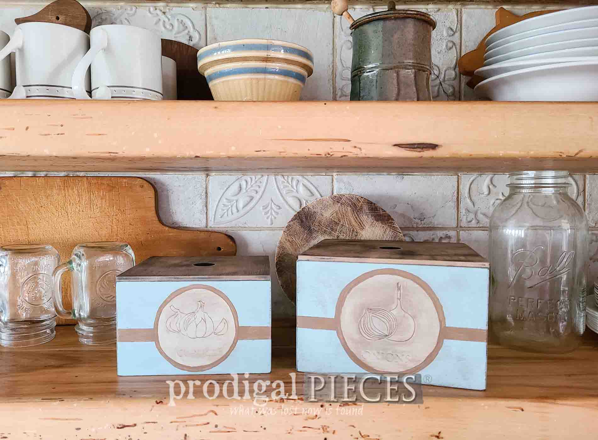 Kitchen Storage Box Makeover