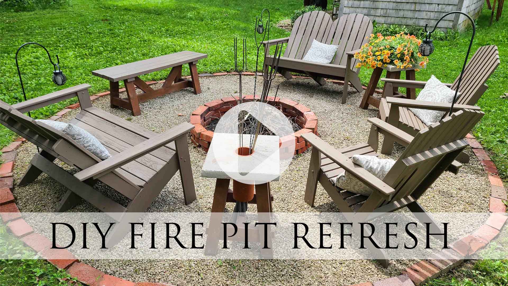 Video Feature of DIY Fire Pit by Larissa of Prodigal Pieces | prodigalpieces.com prodigalpieces