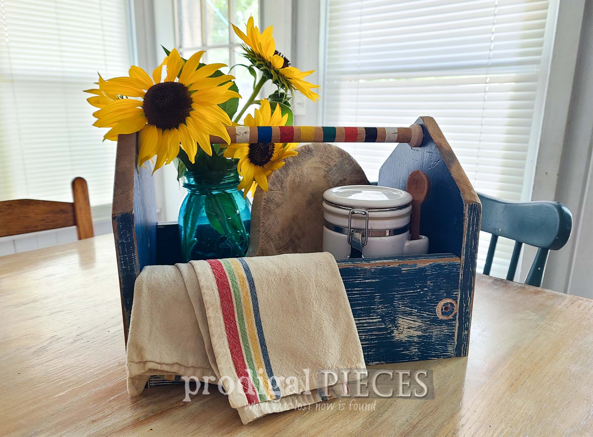 Repurposed Wood Tote