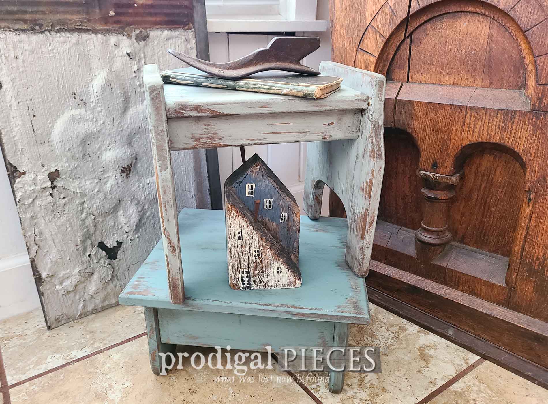 Farmhouse Step Stools from 80's Table