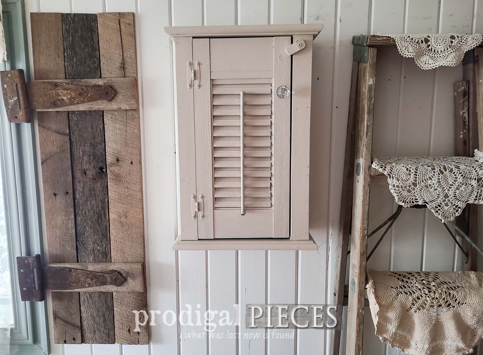 Louver Wall Cabinet Makeover