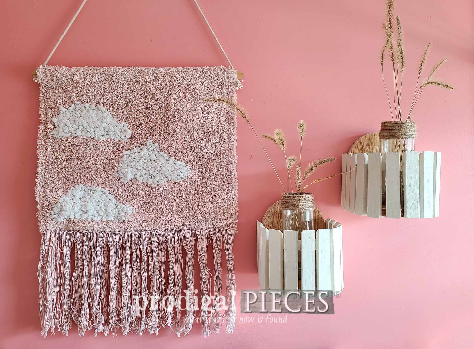 Upcycled Mailbox into Boho Decor