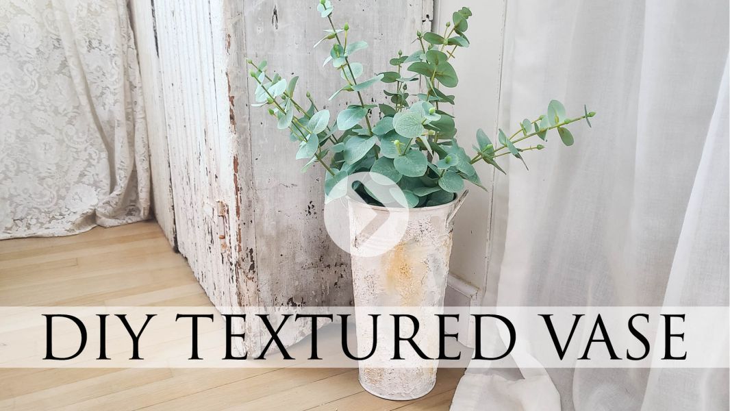 Featured DIY Textured Vase Video Tutorial by Larissa of Prodigal Pieces | prodigalpieces.com prodigalpieces